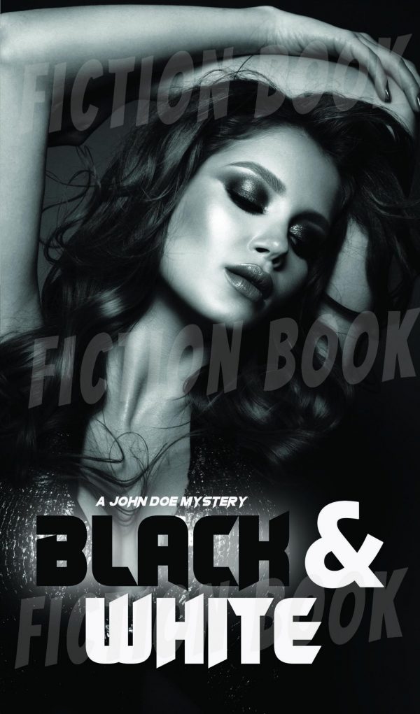 Black and White Mystery Book Cover