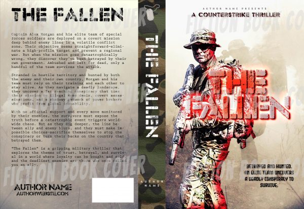 The Fallen Military Fiction Book Cover
