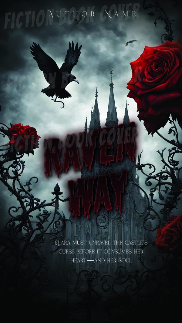 Raven Way Gothic Fantasy Book Cover