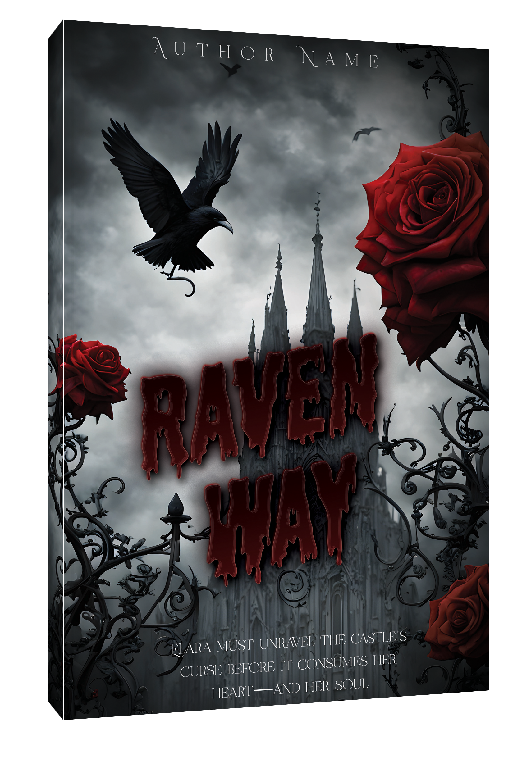 Raven Way Gothic Fantasy Book Cover